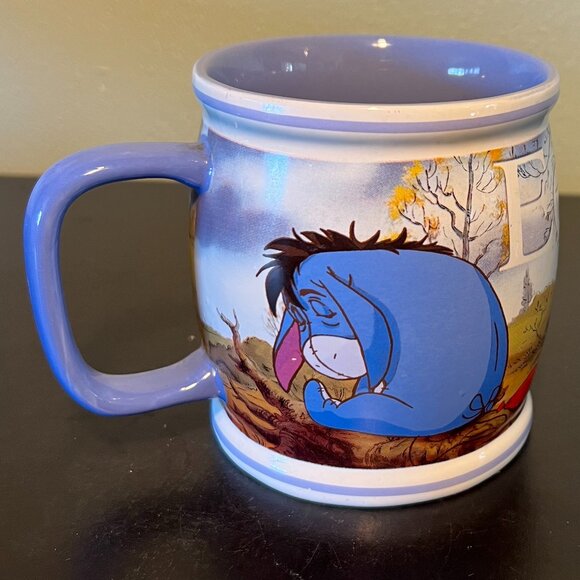 DISNEY STORE Winnie-the-Pooh Eeyore & Red Balloon Mug ~ A.A. Milne ~ Piglet - Picture 5 of 13
